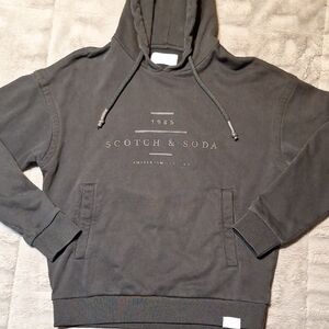 Scotch & Soda Men's Charcoal Hoodie